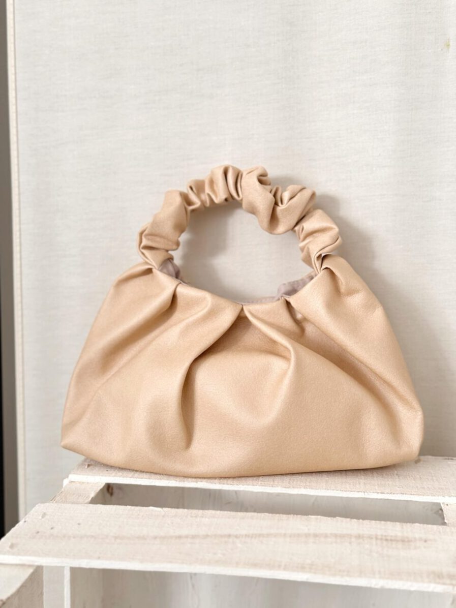 Bolso Candy cuero vegano beige